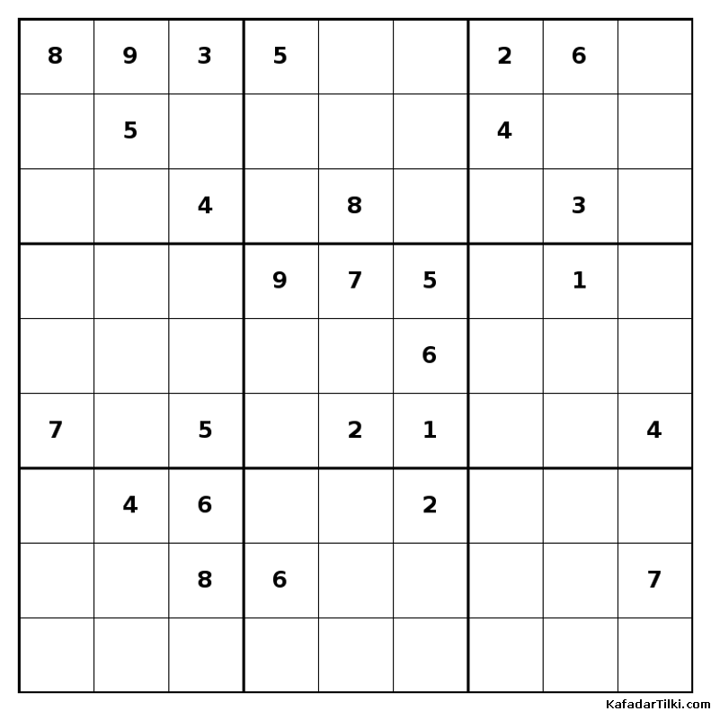 Orta Seviye Sudoku, Kitap 1 - 2
