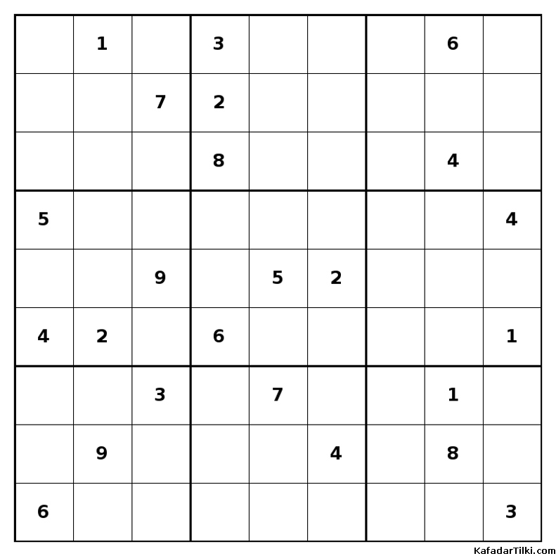 Orta Seviye Sudoku, Kitap 1 - 4