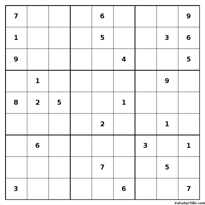 Orta Seviye Sudoku, Kitap 1 - 6