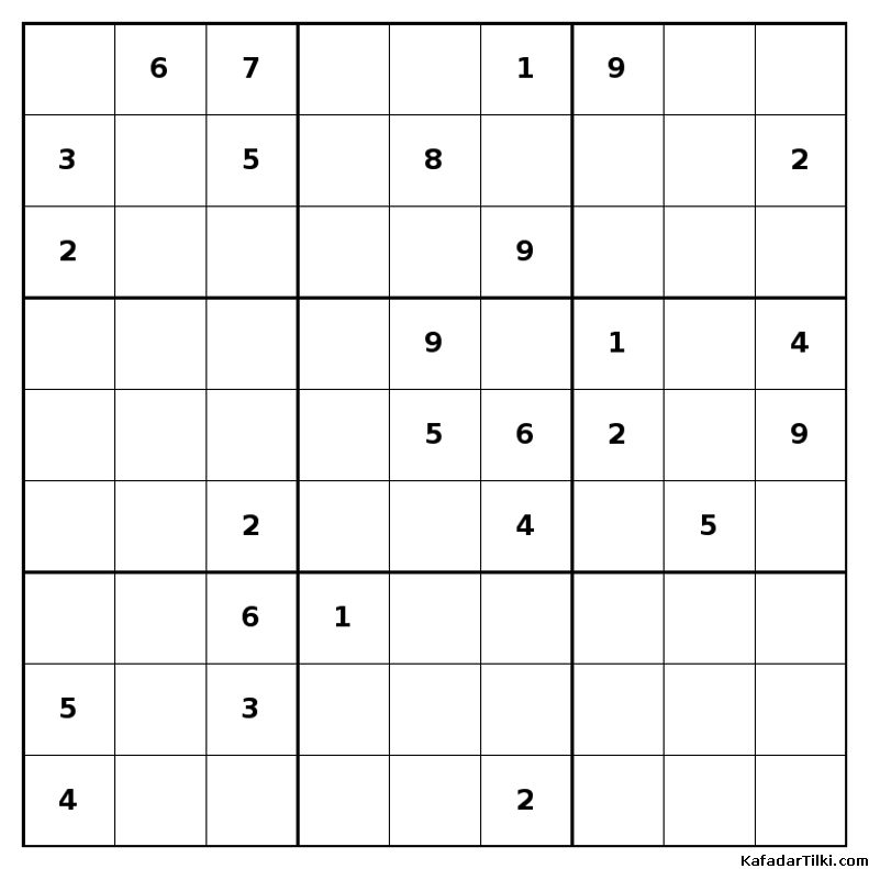 Orta Seviye Sudoku, Kitap 1 - 8