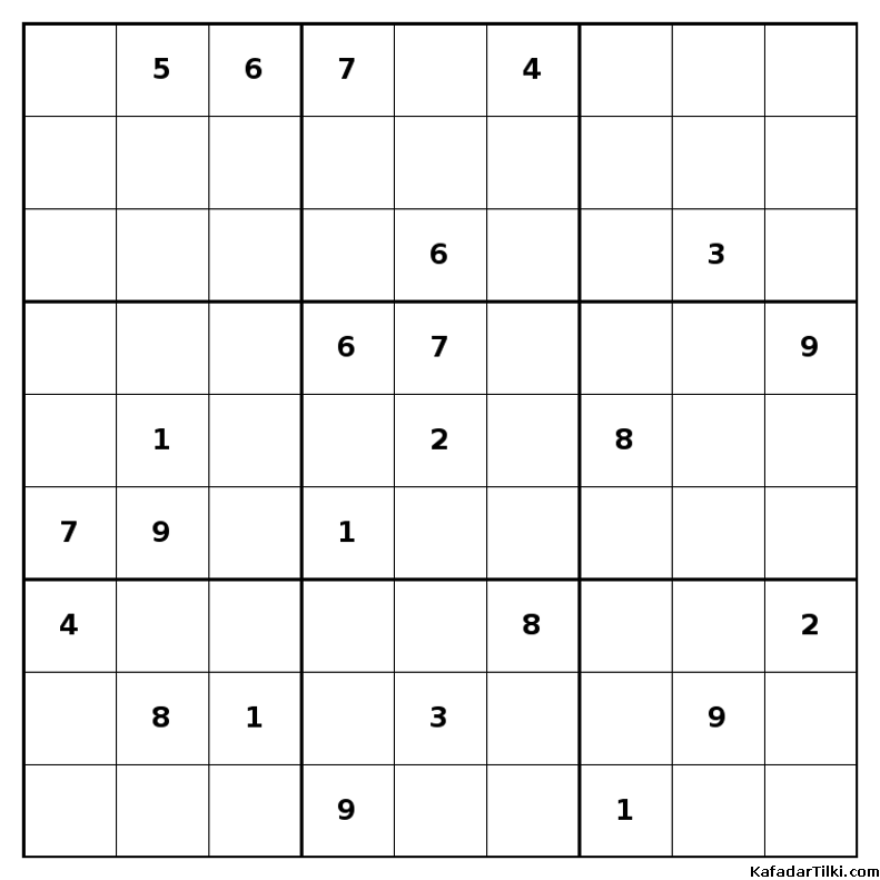 Orta Seviye Sudoku, Kitap 10 - 1