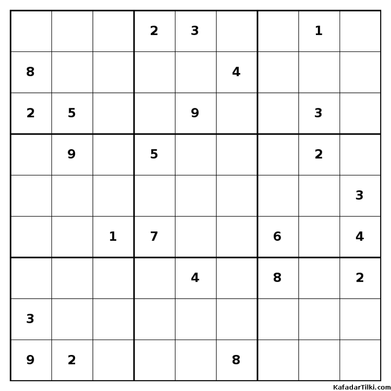 Orta Seviye Sudoku, Kitap 11 - 9