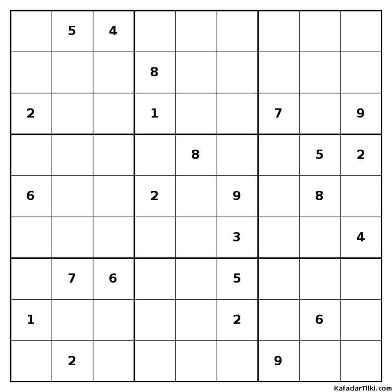Orta Seviye Sudoku, Kitap 12 - 1