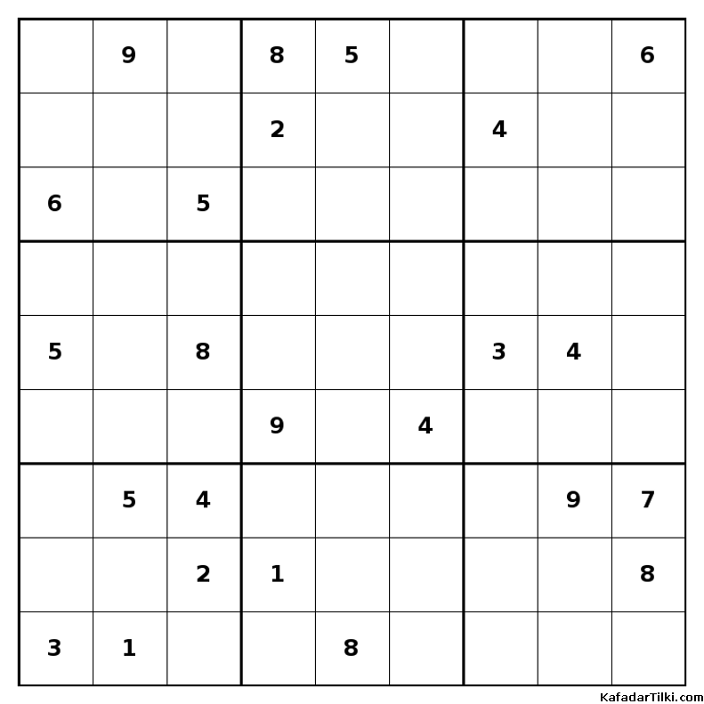 Orta Seviye Sudoku, Kitap 13 - 6