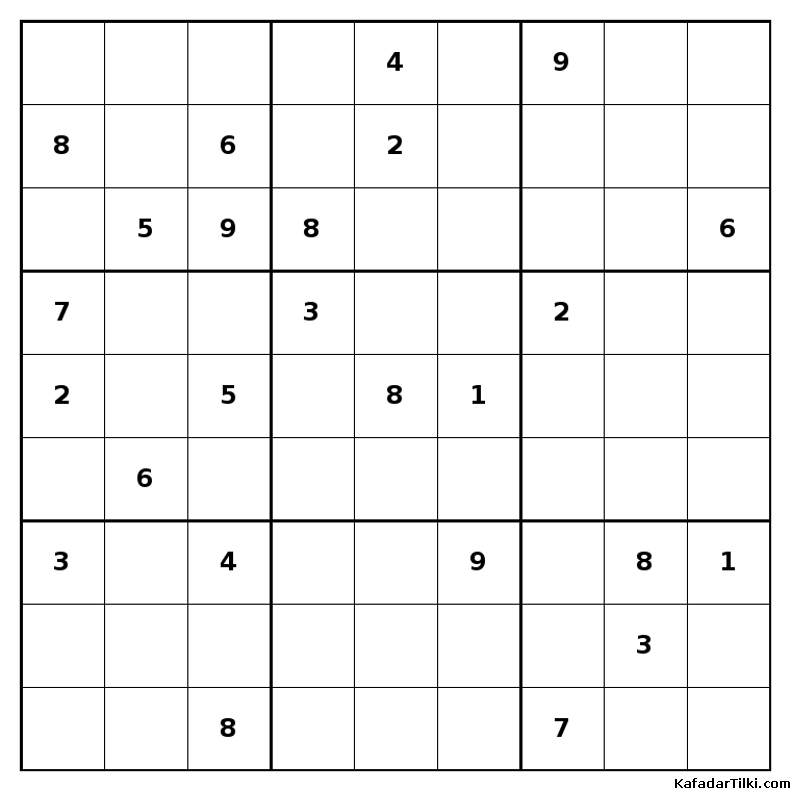 Orta Seviye Sudoku, Kitap 13 - 8