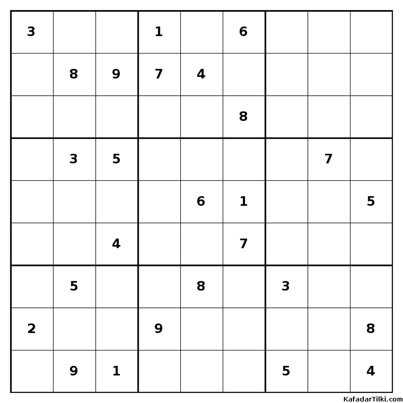 Orta Seviye Sudoku, Kitap 15 - 1