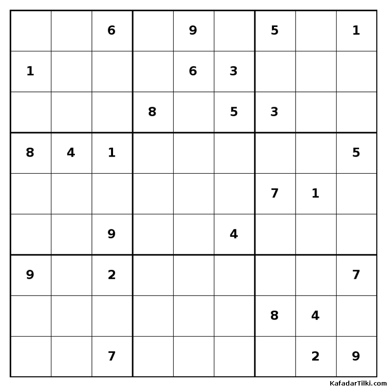 Orta Seviye Sudoku, Kitap 18 - 1