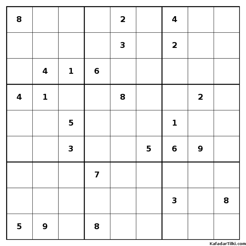 Orta Seviye Sudoku, Kitap 18 - 9