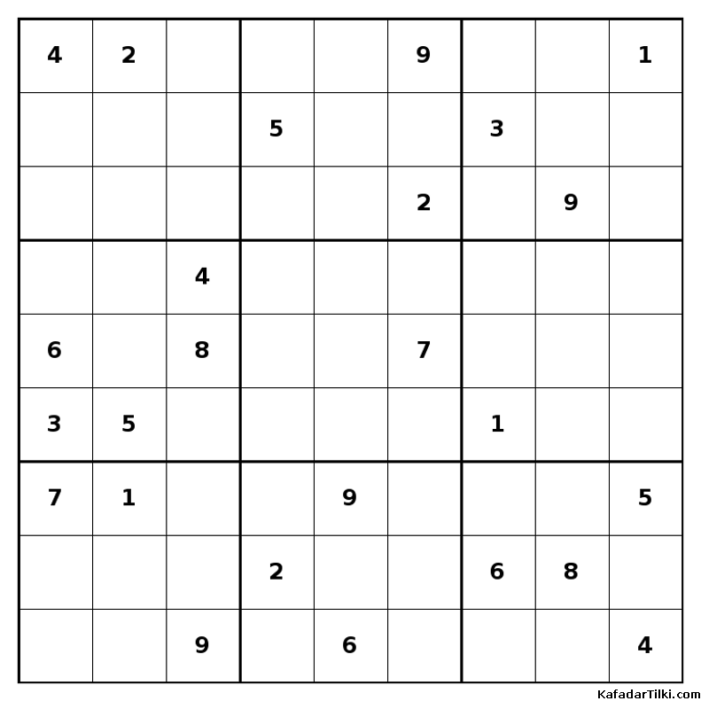Orta Seviye Sudoku, Kitap 2 - 1