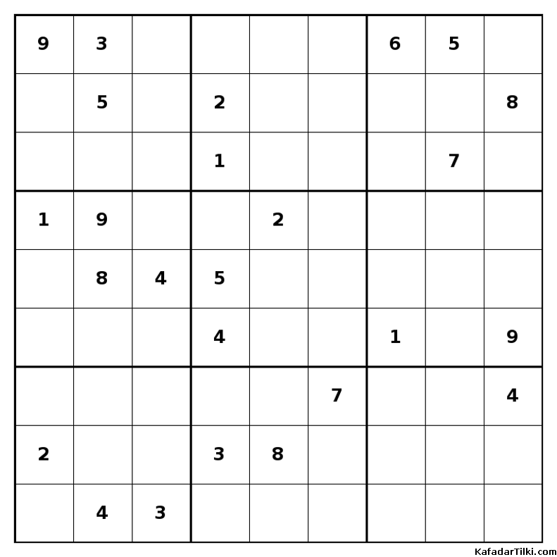 Orta Seviye Sudoku, Kitap 2 - 7