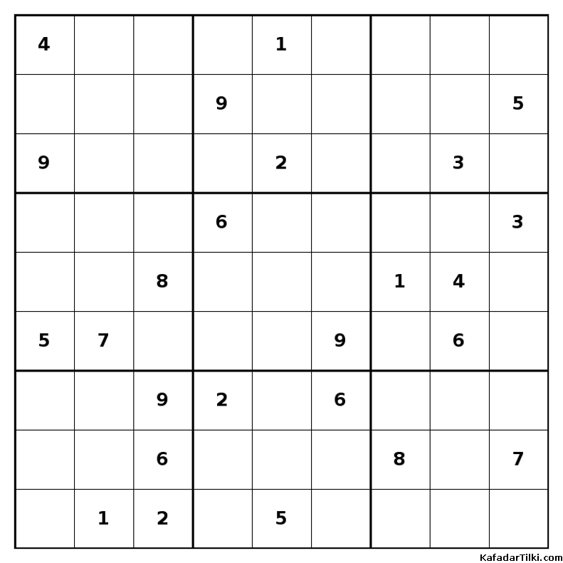 Orta Seviye Sudoku, Kitap 2 - 9