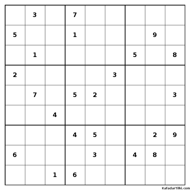 Orta Seviye Sudoku, Kitap 3 - 1