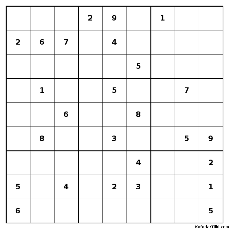 Orta Seviye Sudoku, Kitap 3 - 5