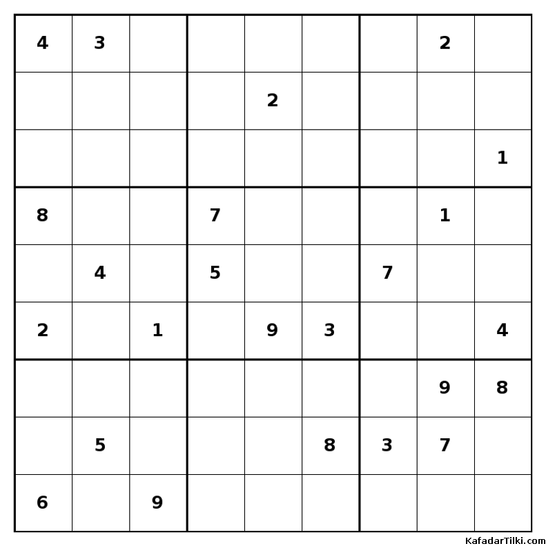 Orta Seviye Sudoku, Kitap 3 - 6