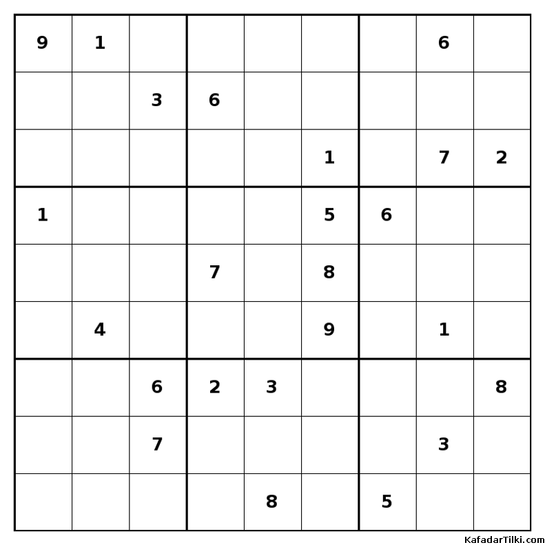 Orta Seviye Sudoku, Kitap 3 - 7