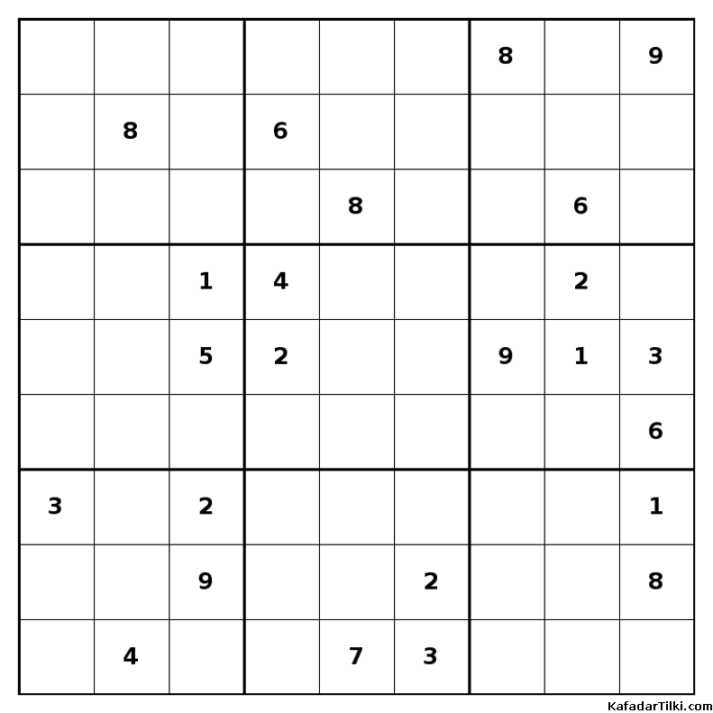 Orta Seviye Sudoku, Kitap 3 - 9