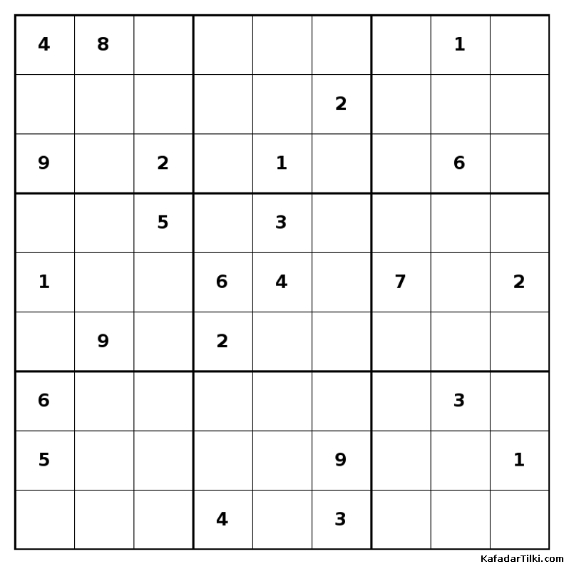 Orta Seviye Sudoku, Kitap 4 - 1