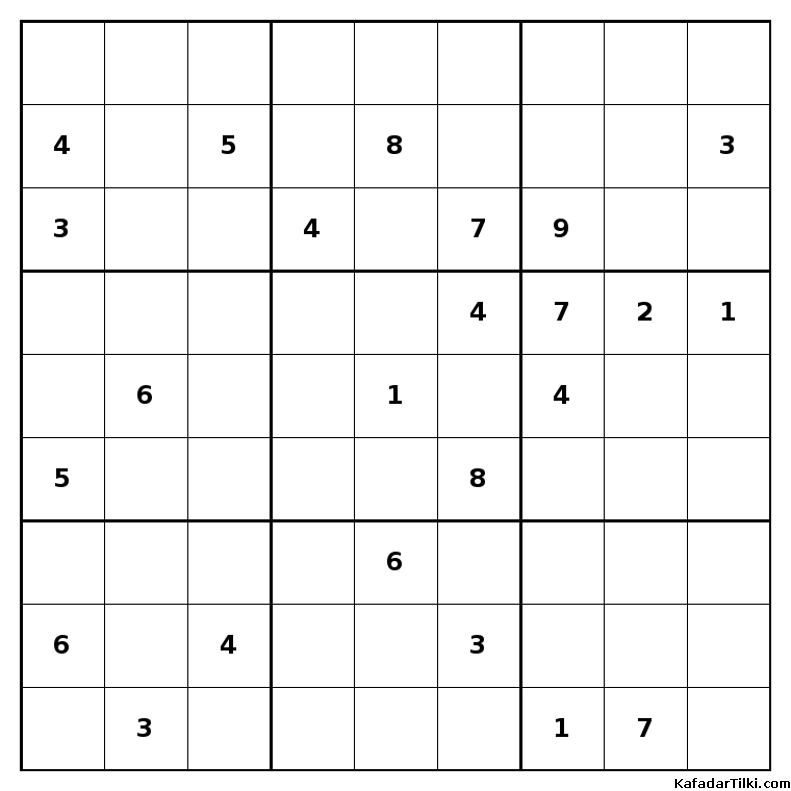 Orta Seviye Sudoku, Kitap 4 - 7