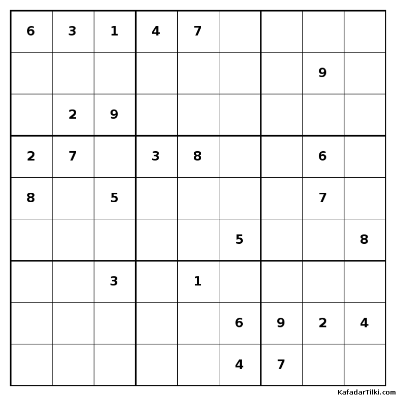 Orta Seviye Sudoku, Kitap 4 - 9