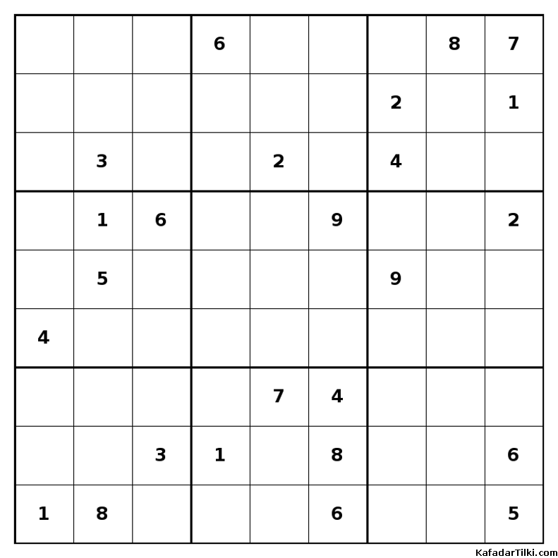Orta Seviye Sudoku, Kitap 4 - 10