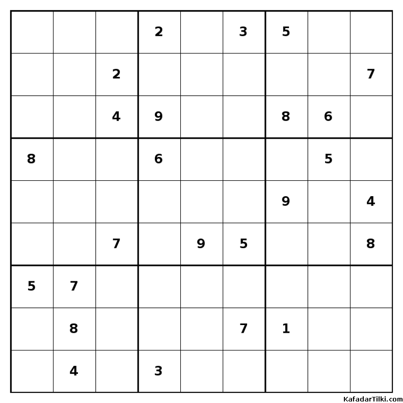 Orta Seviye Sudoku, Kitap 5 - 3