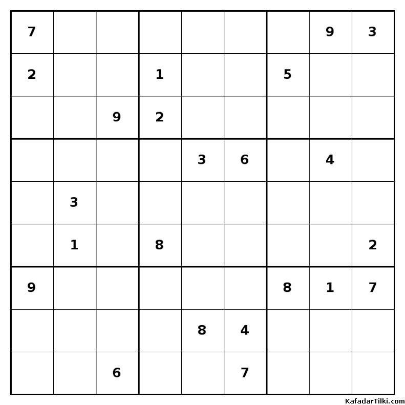 Orta Seviye Sudoku, Kitap 5 - 7