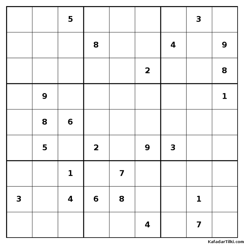 Orta Seviye Sudoku, Kitap 6 - 3