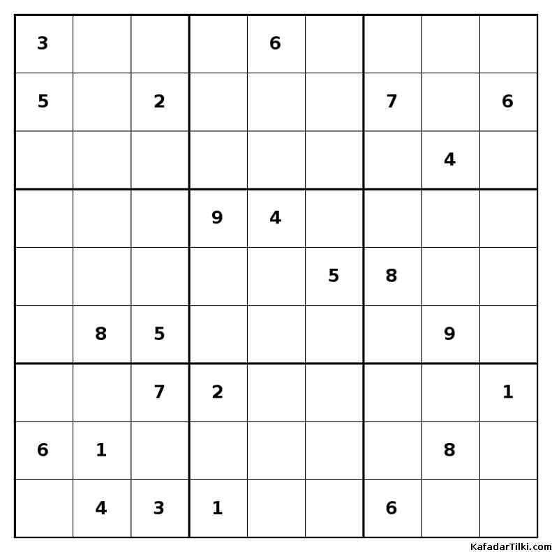 Orta Seviye Sudoku, Kitap 6 - 4