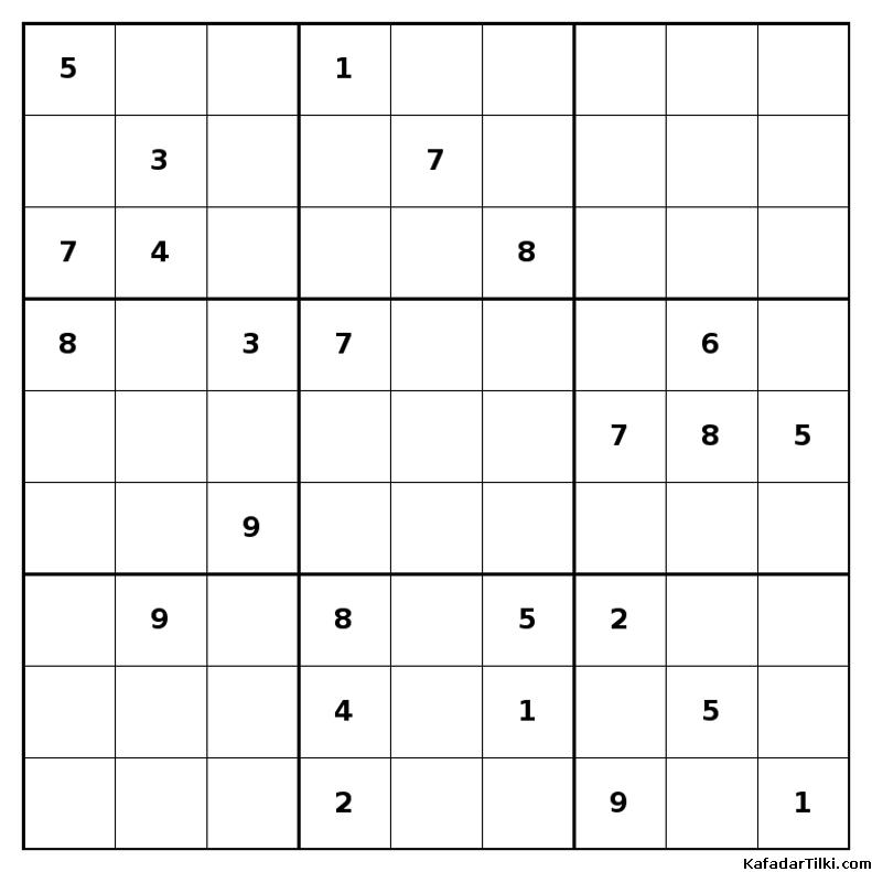 Orta Seviye Sudoku, Kitap 7 - 2