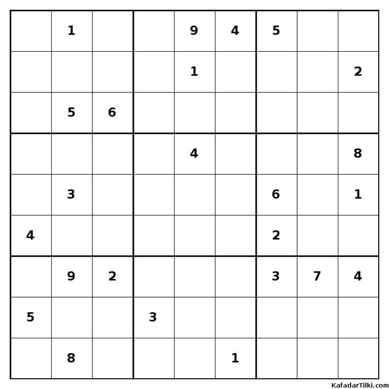 Orta Seviye Sudoku, Kitap 7 - 5
