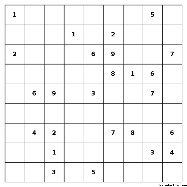 Orta Seviye Sudoku, Kitap 8 - 1