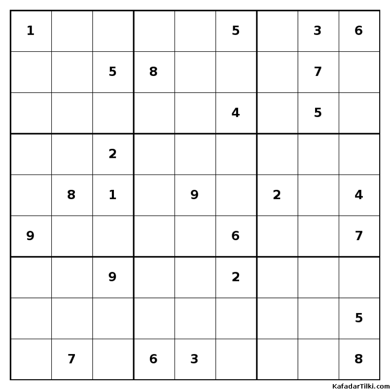 Orta Seviye Sudoku, Kitap 8 - 6