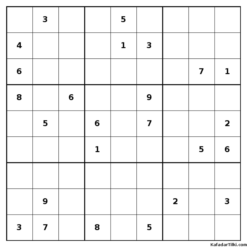 Orta Seviye Sudoku, Kitap 8 - 10