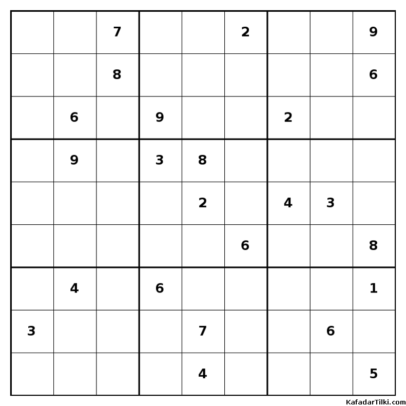 Orta Seviye Sudoku, Kitap 9 - 6