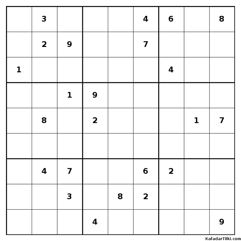 Orta Seviye Sudoku, Kitap 9 - 7
