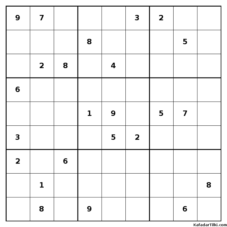 Orta Seviye Sudoku, Kitap 9 - 9