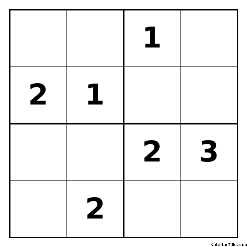 Zor Mini Sudoku (4x4), Kitap 1 - 1