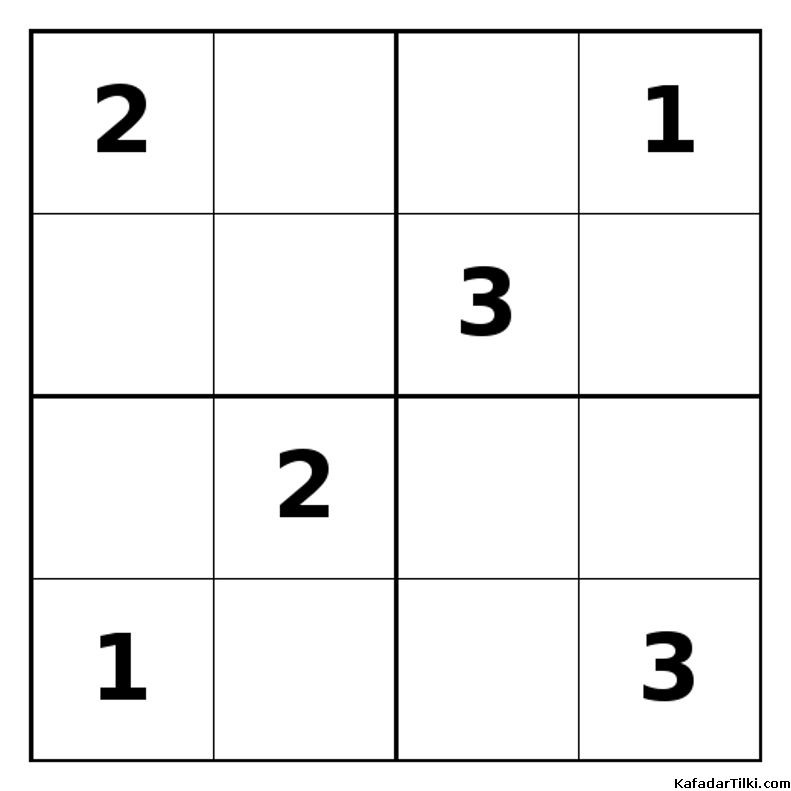 Zor Mini Sudoku (4x4), Kitap 11 - 2