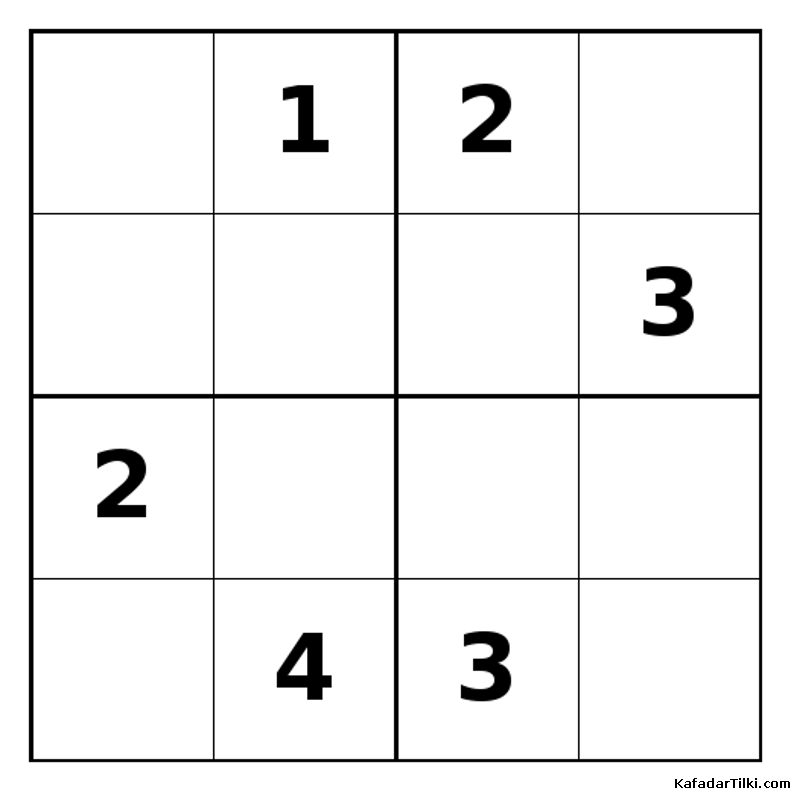 Zor Mini Sudoku (4x4), Kitap 11 - 6