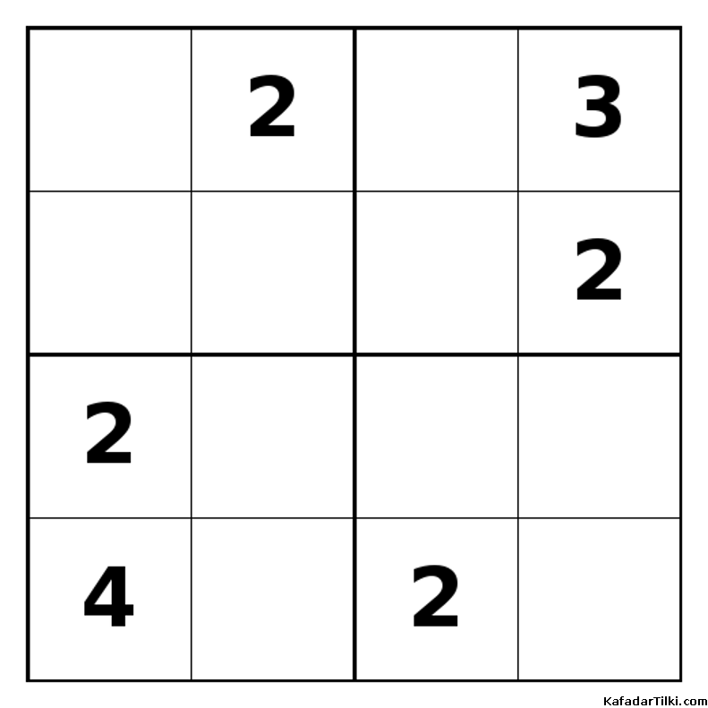Zor Mini Sudoku (4x4), Kitap 11 - 7