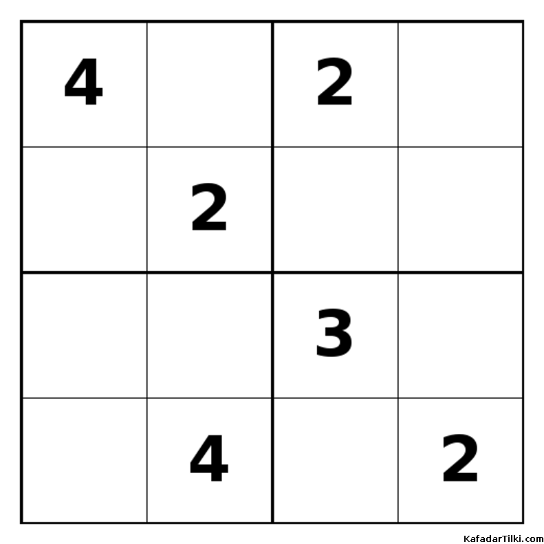 Zor Mini Sudoku (4x4), Kitap 12 - 5