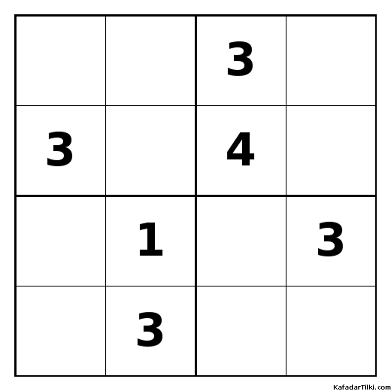 Zor Mini Sudoku (4x4), Kitap 12 - 7