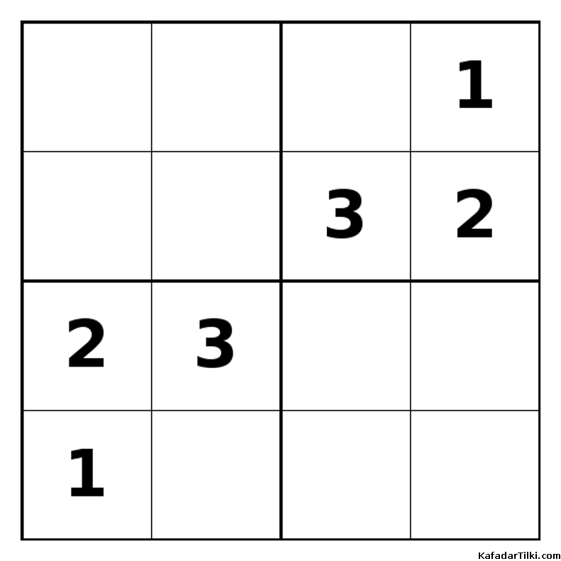 Zor Mini Sudoku (4x4), Kitap 13 - 3