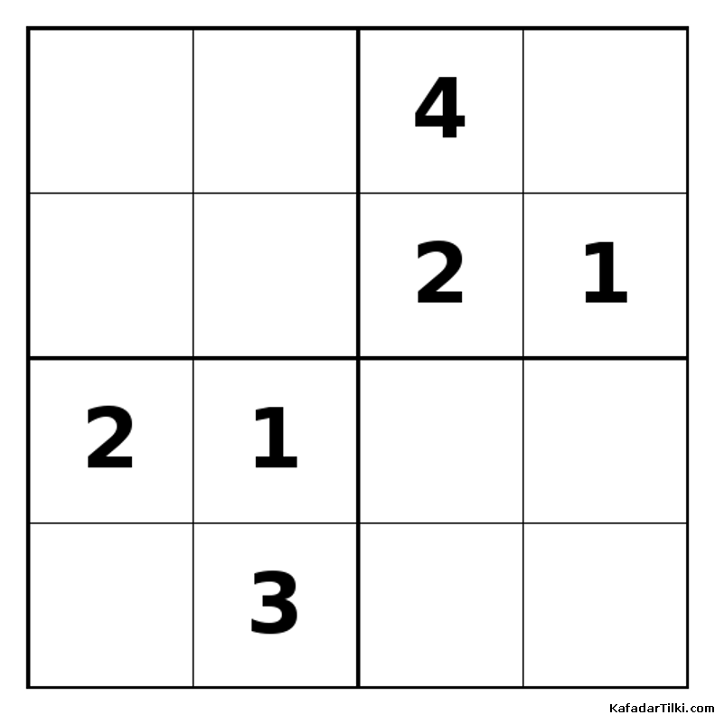 Zor Mini Sudoku (4x4), Kitap 14 - 2