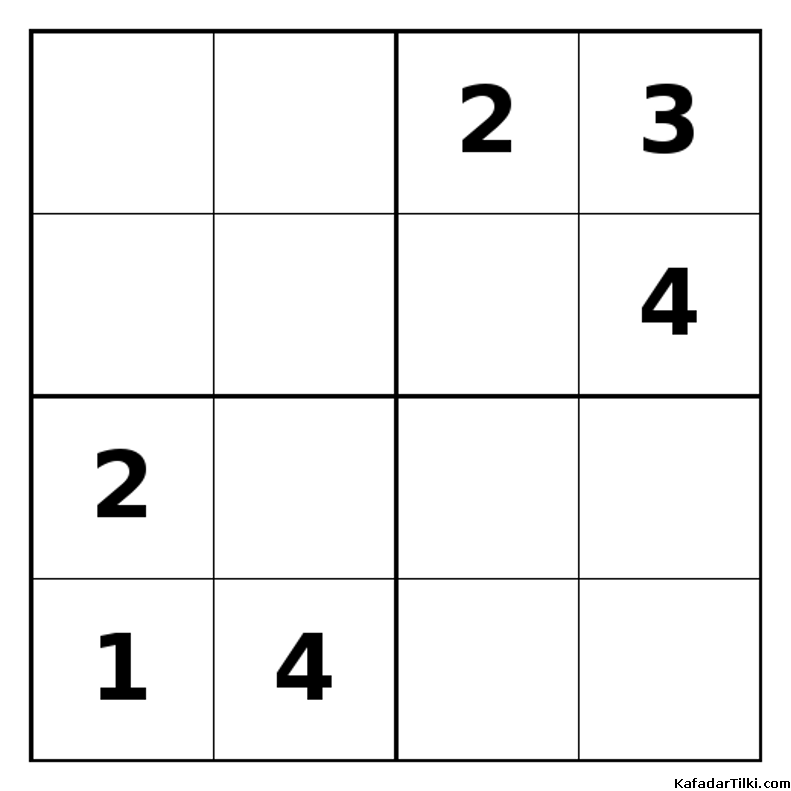 Zor Mini Sudoku (4x4), Kitap 14 - 9