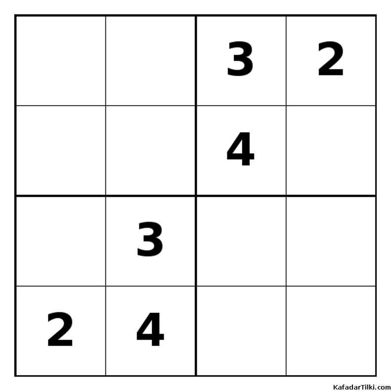 Zor Mini Sudoku (4x4), Kitap 15 - 3