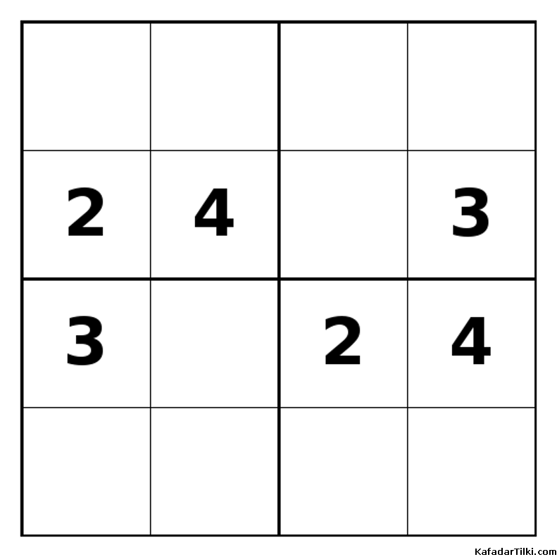 Zor Mini Sudoku (4x4), Kitap 15 - 4