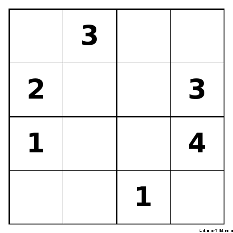 Zor Mini Sudoku (4x4), Kitap 15 - 5