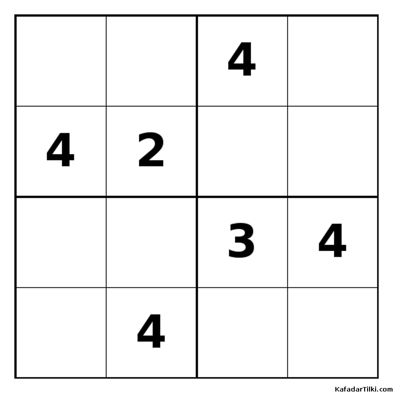 Zor Mini Sudoku (4x4), Kitap 15 - 7