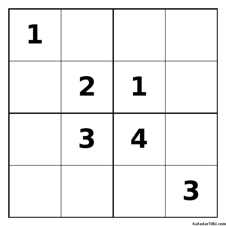 Zor Mini Sudoku (4x4), Kitap 15 - 9